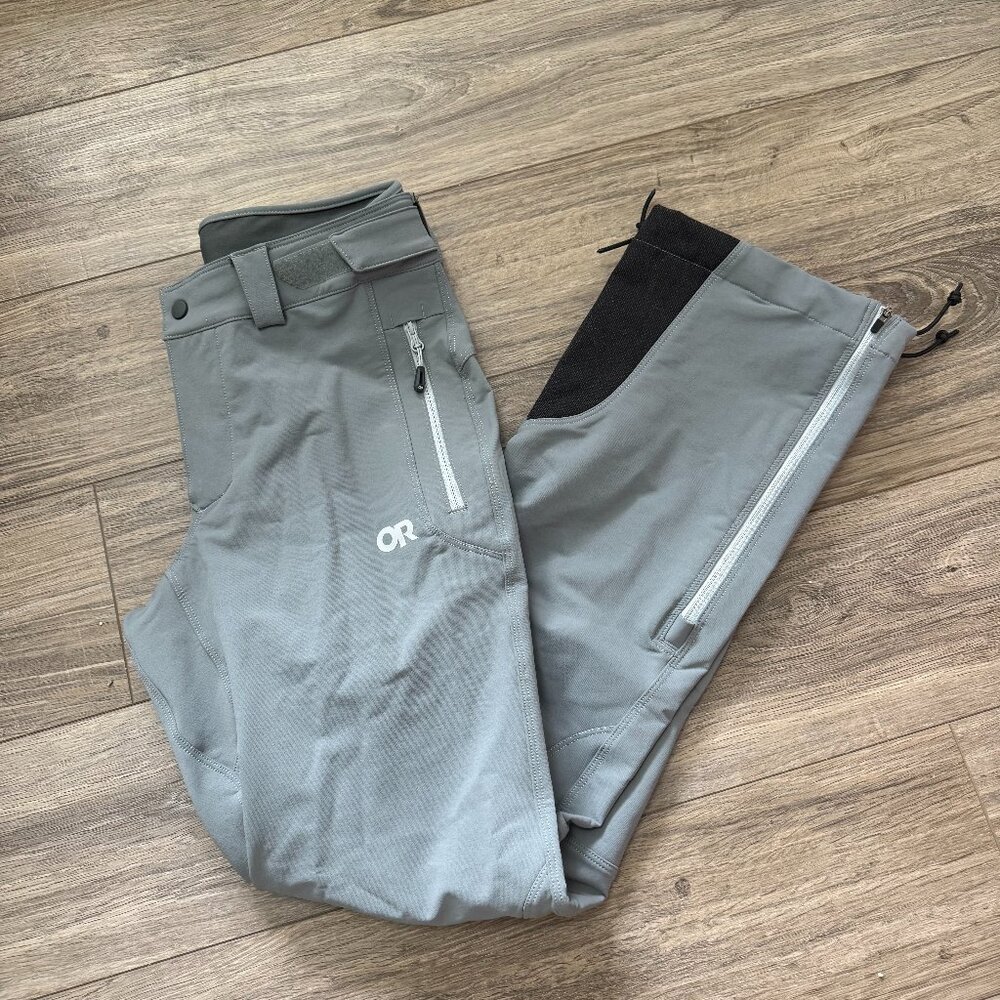 Outdoor Research Women's Cirque II Softshell Ski Snowboard Small Pants Grey